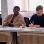 Visita de representantes da Igreja Luterana nos Estados Unidos