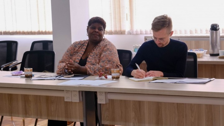 Visita de representantes da Igreja Luterana nos Estados Unidos
