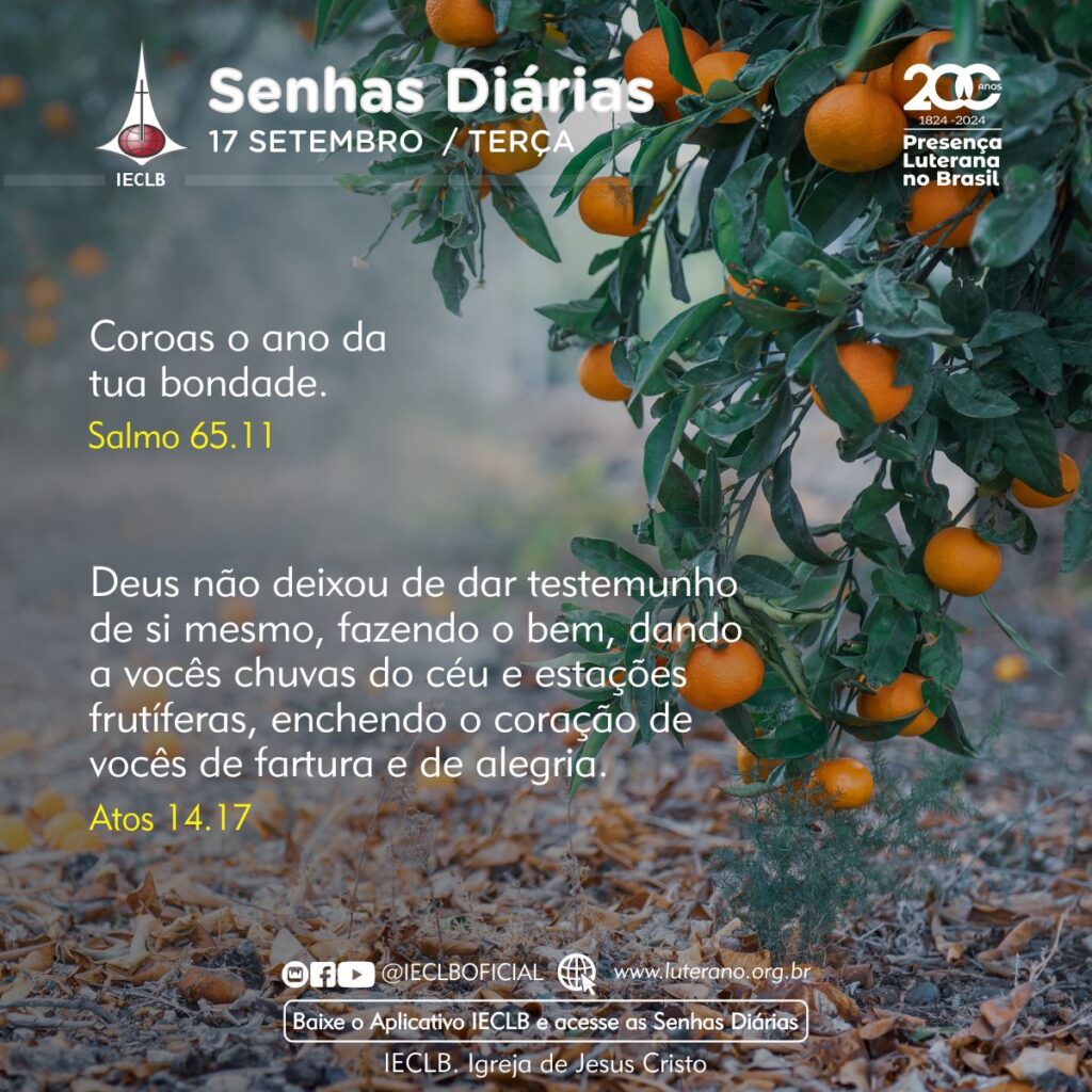 Salmo 65.11 e Atos 14.17