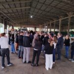Visitando o depósito COOMCAT (Cooperativa de Catadores e Recicladores de Santa Cruz do Sul)