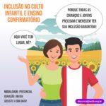 Cursos diaconia 2025 - Inclusão no culto infantil e ensino confirmatório