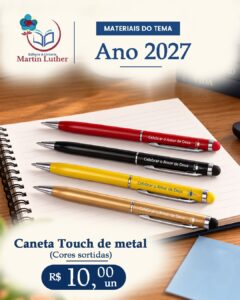 Caneta metal Tema do Ano 2027