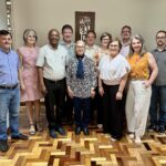 Representantes OMEL na sede da IECLB