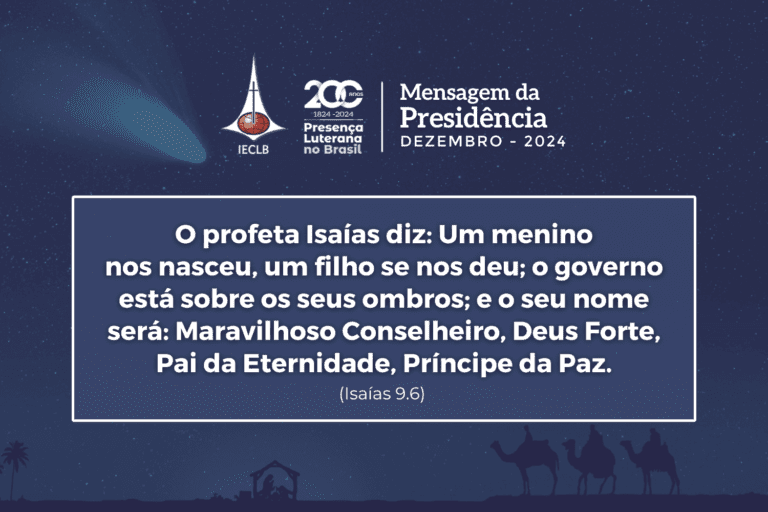 Mensagem da Presidência da IECLB - Natal 2024
