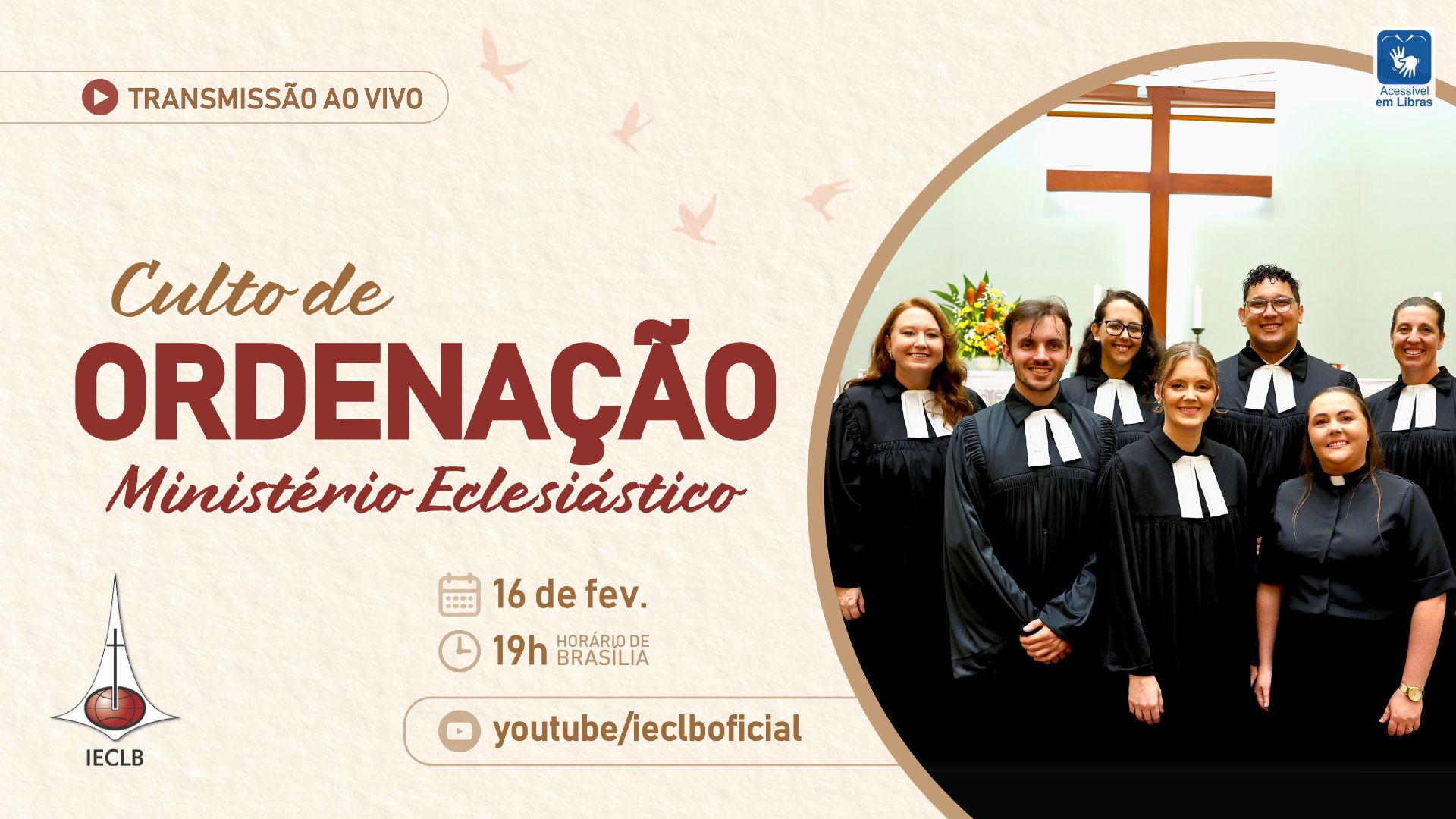 Culto ordenação 16 02 2025