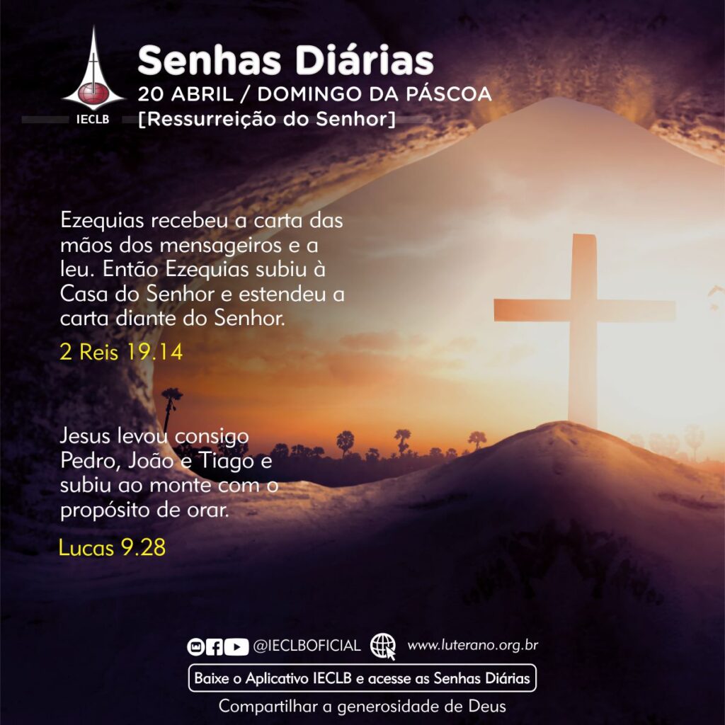 Senhas Diárias 20 04 2025