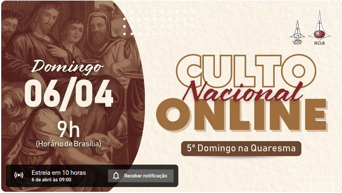 Culto Nacional Online 06 04 2025