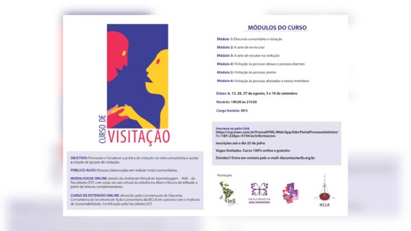 IECLB oferece Curso de Visitação 100% online e gratuito