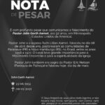 Nota pesar - Falecimento John Aamot