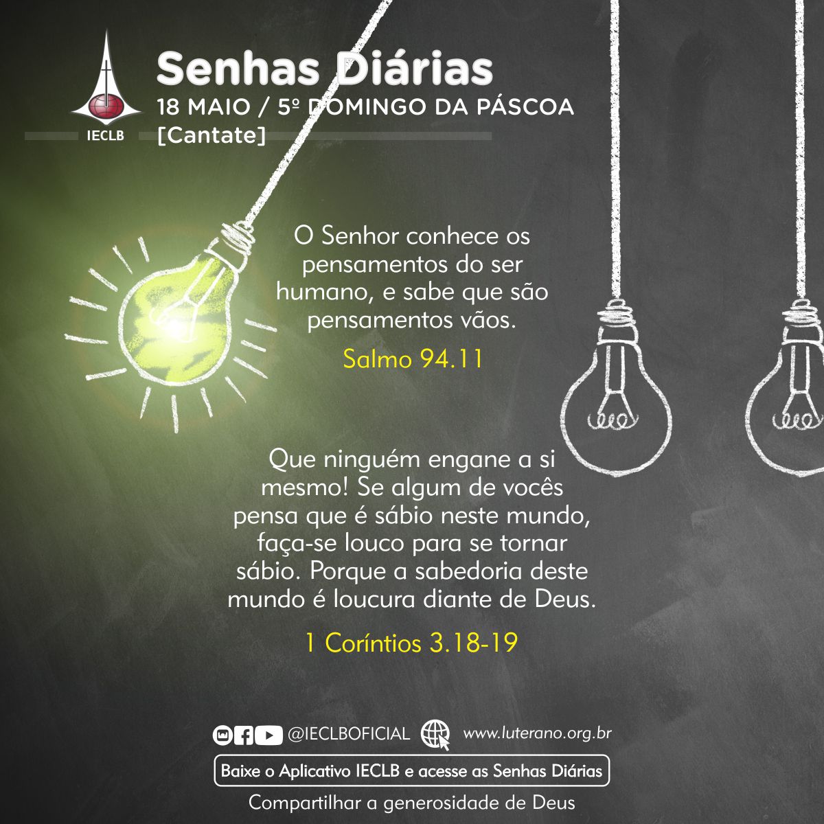 Senhas Diárias 18 05 2025