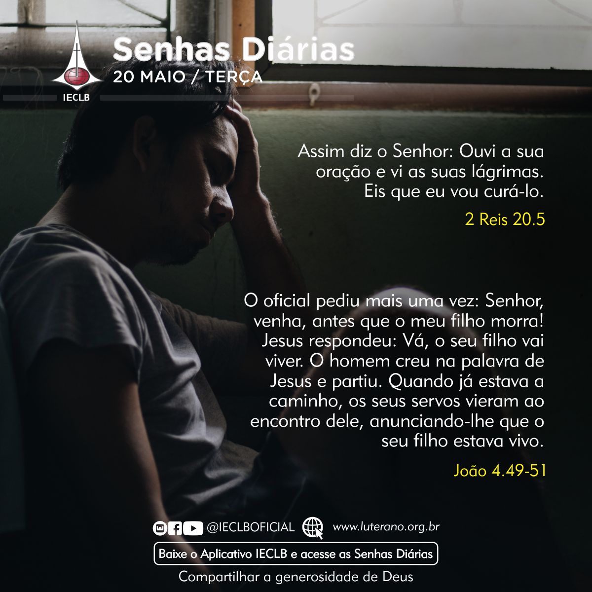 Senhas Diárias 20 05 2025