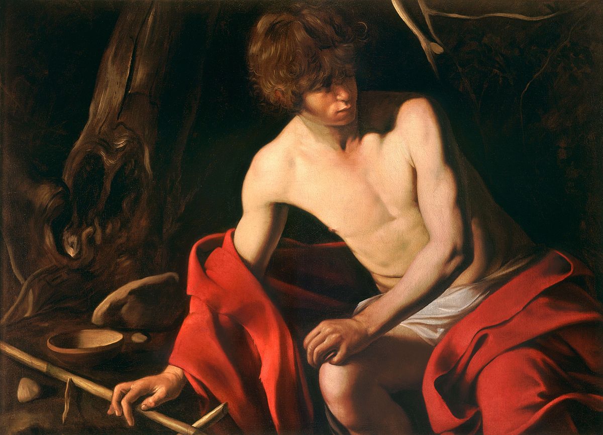 Pintura de João Batista - Caravaggio
