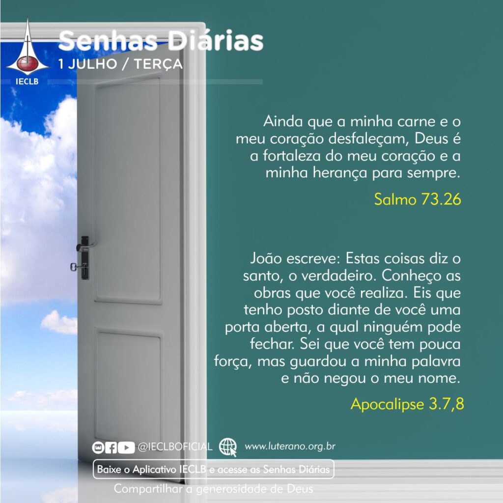 Senhas Diárias 01 07 2025