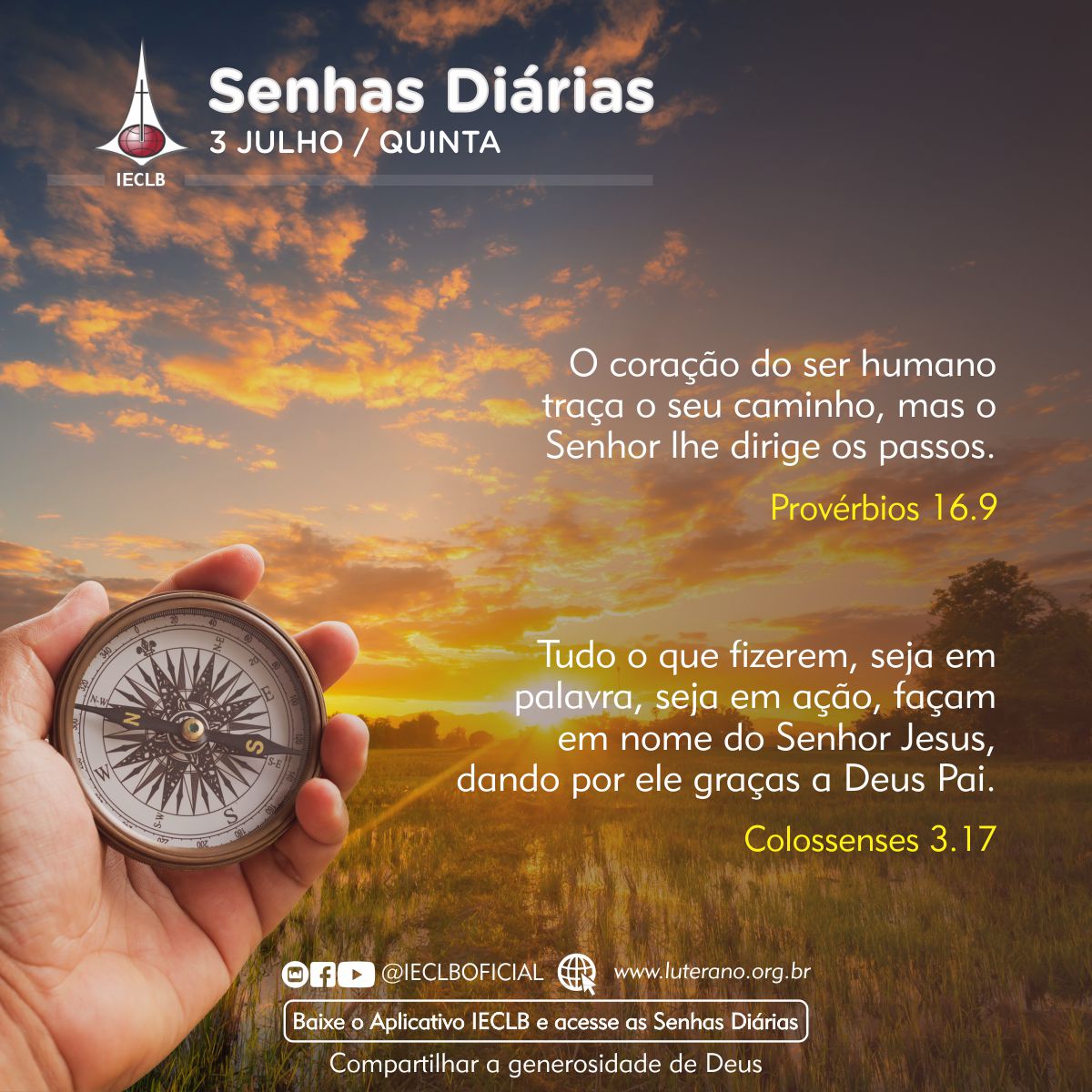 Senhas Diárias 03 07 2025