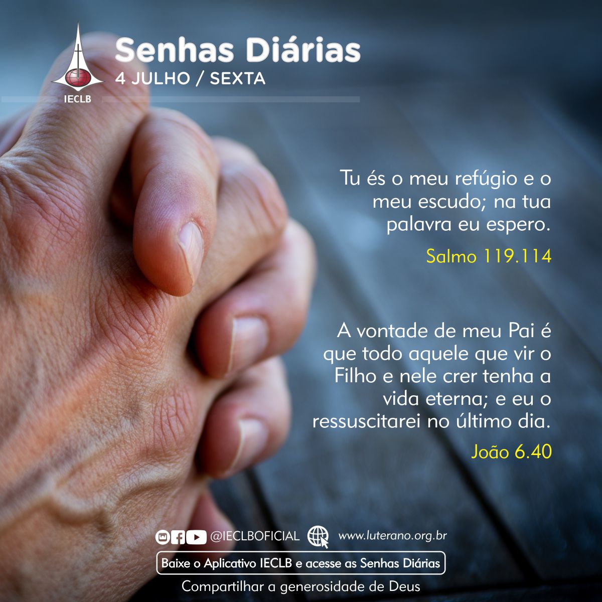 Senhas Diárias 04 07 2025