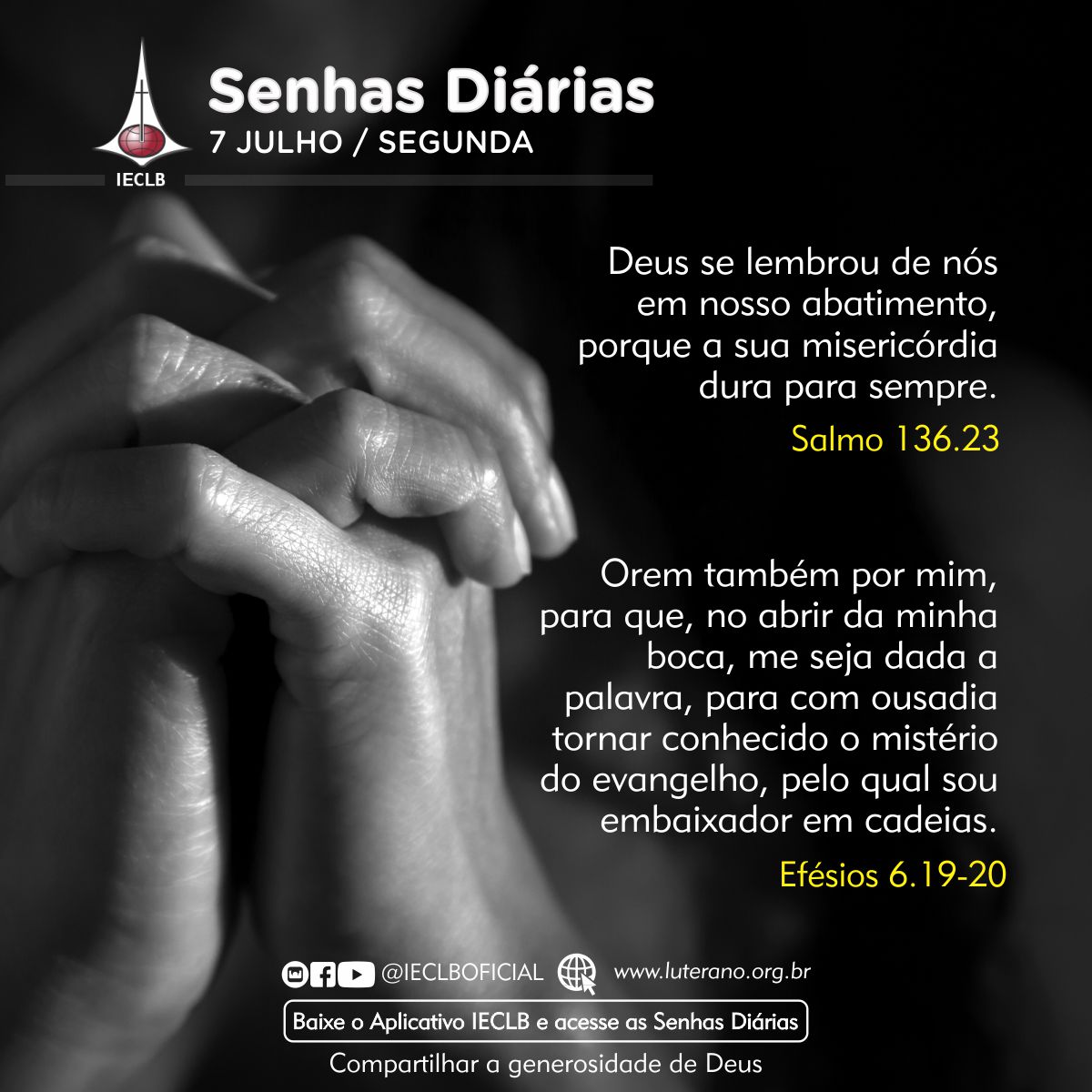 Senhas Diárias 07 07 2025