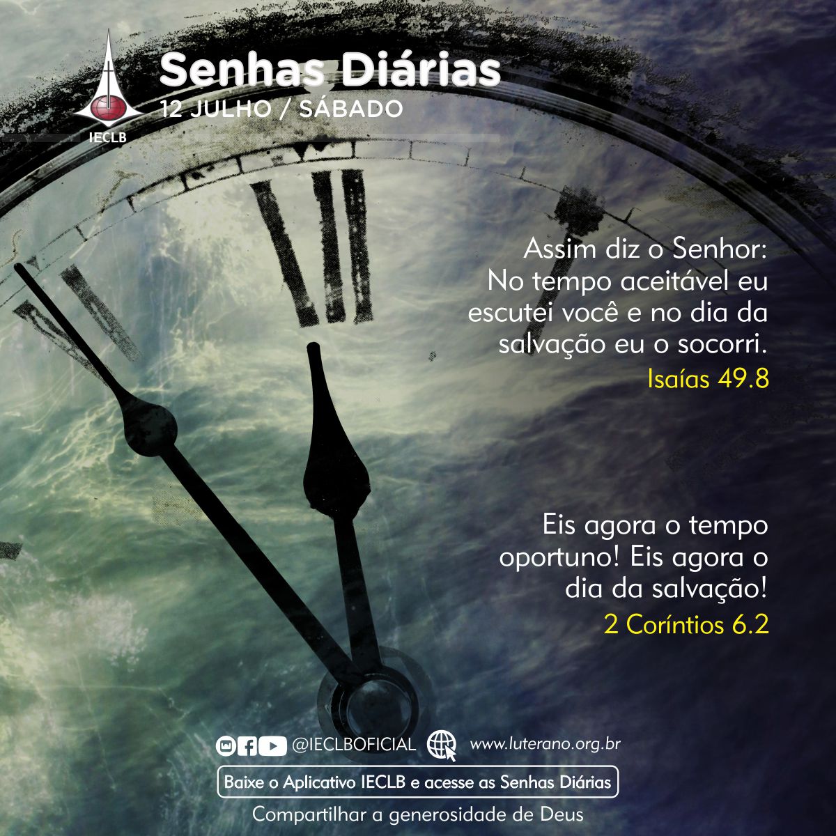 Senhas Diárias 12 07 2025