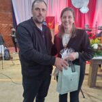 Sr. Laerti Kunkel, Presidente do Sínodo e a Palestrante Pa. Iraci Wutke