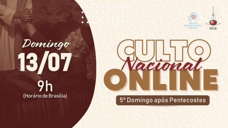 Culto Nacional online 13 07 2025