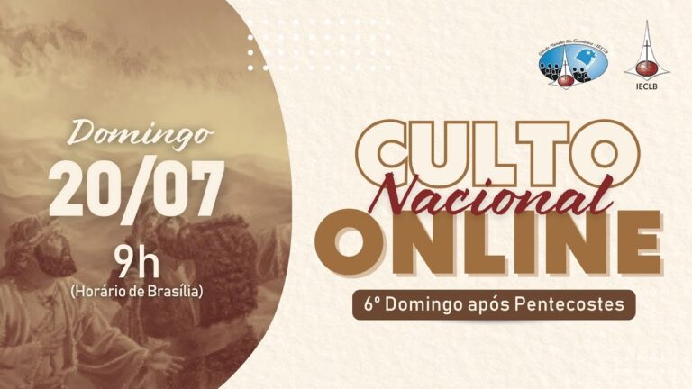 Culto Nacional online 20 07 2025