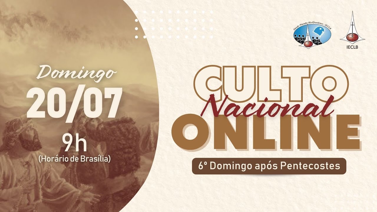 Culto Nacional online 20 07 2025