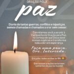 Oração pela paz julho 2025