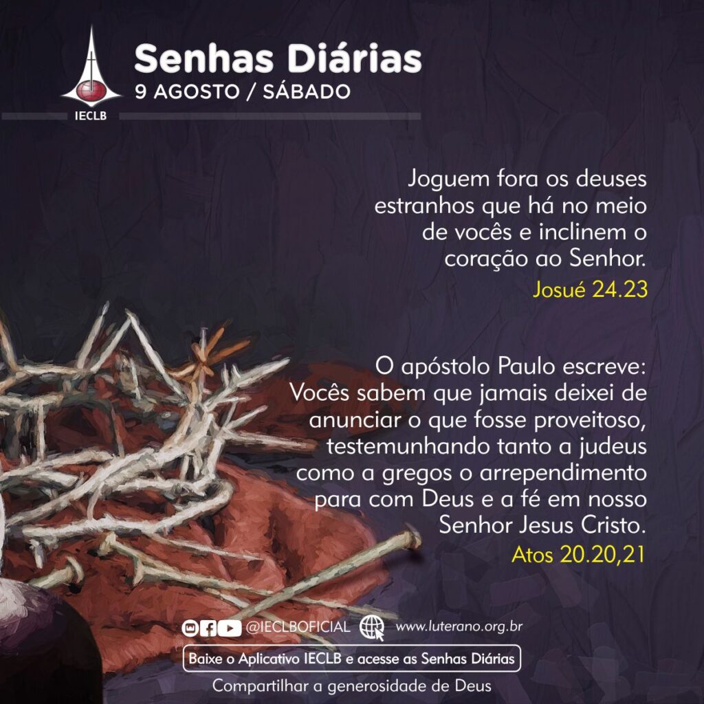 Senhas Diárias 09 08 2025