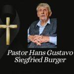 Falecimento Pastor Hans Burger