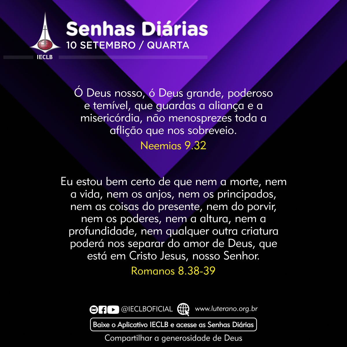 Senhas Diárias 10 09 2025