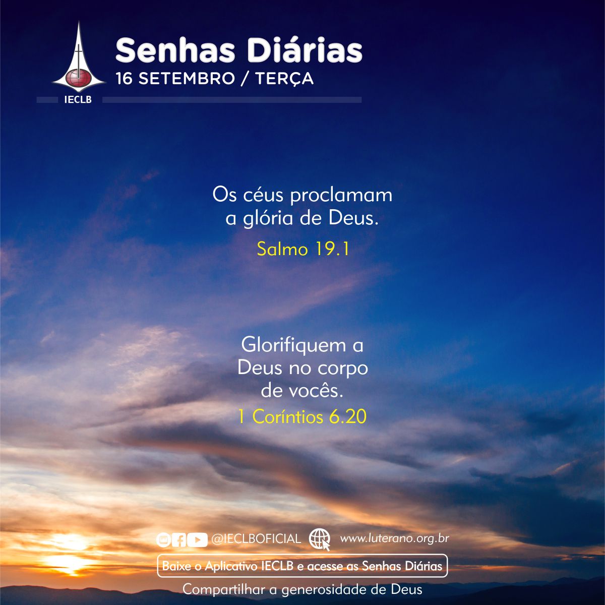 Senhas Diárias 16 09 2025