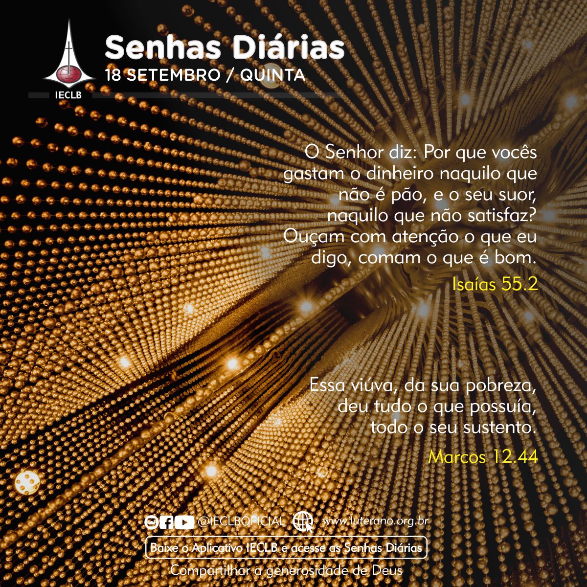 Senhas Diárias 18 09 2025