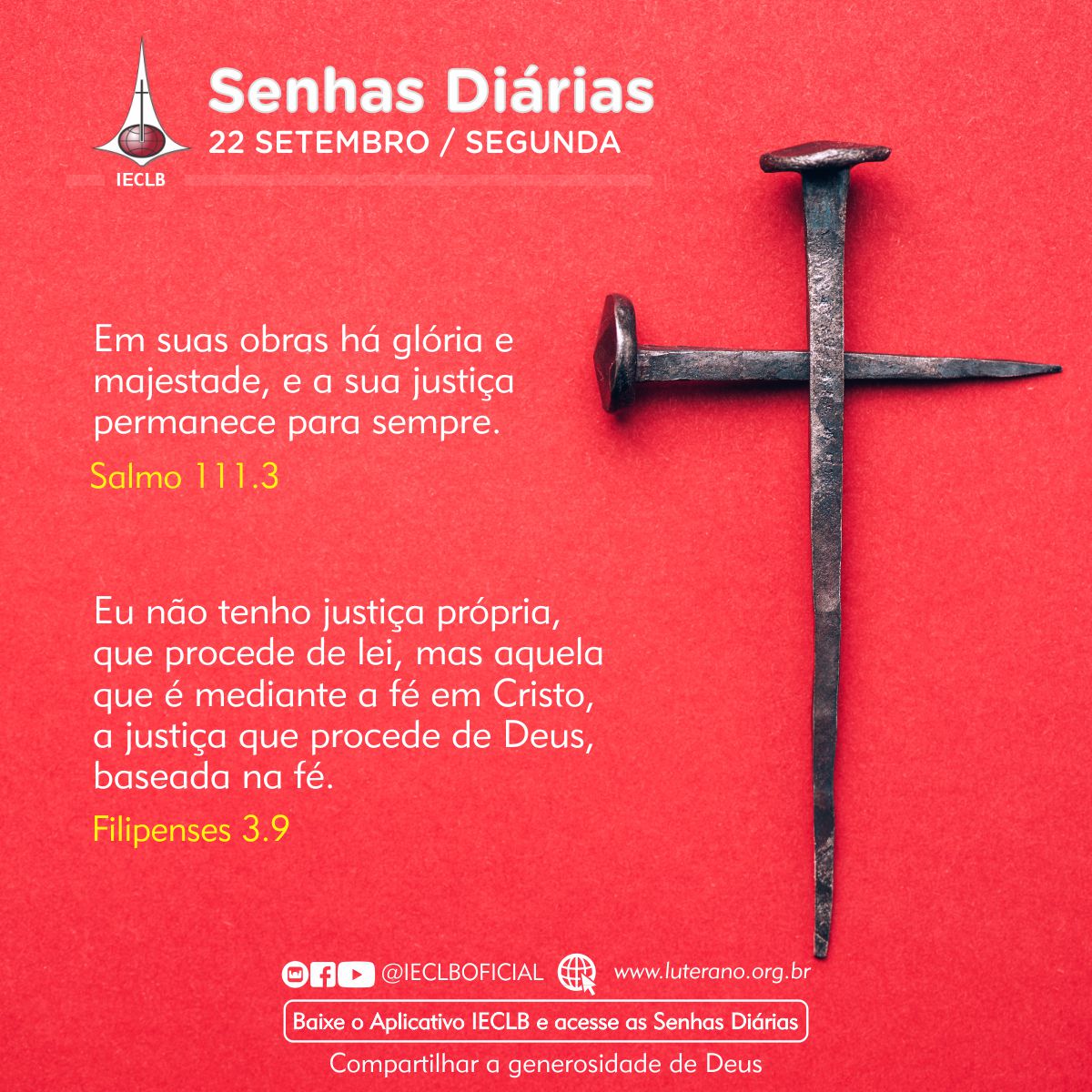 Senhas Diárias 22 09 2025