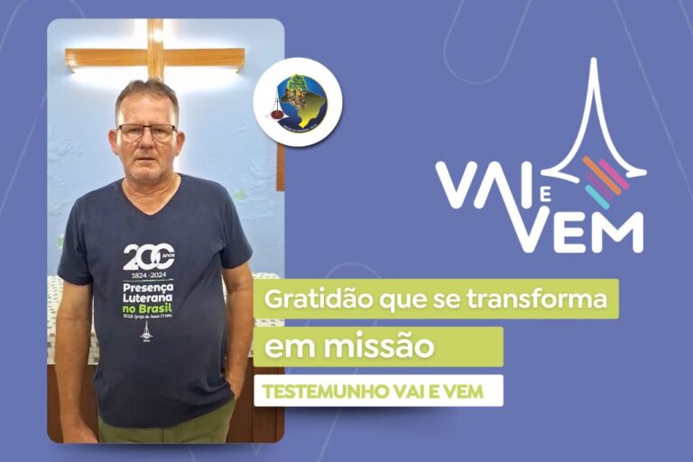 Gratidão que se transforma em missão