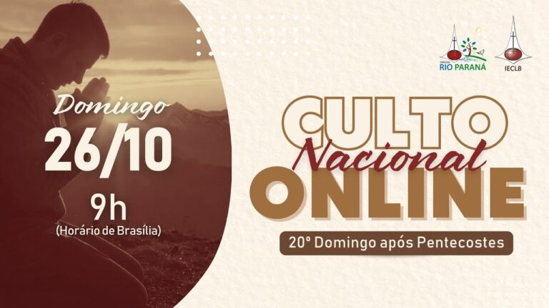 Culto Nacional Online 26 10 2025
