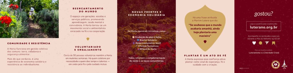 Horta comunitária Teutônia - 2