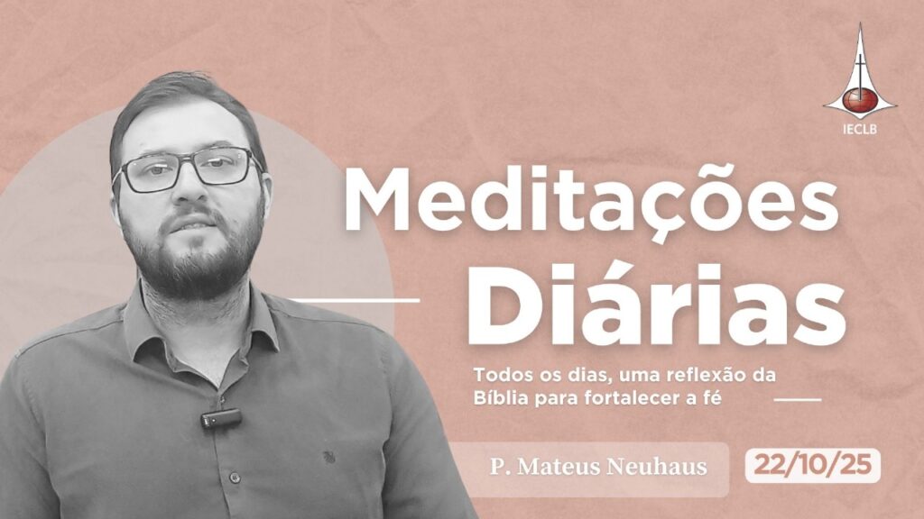 Capa do Video de Meditação Diária