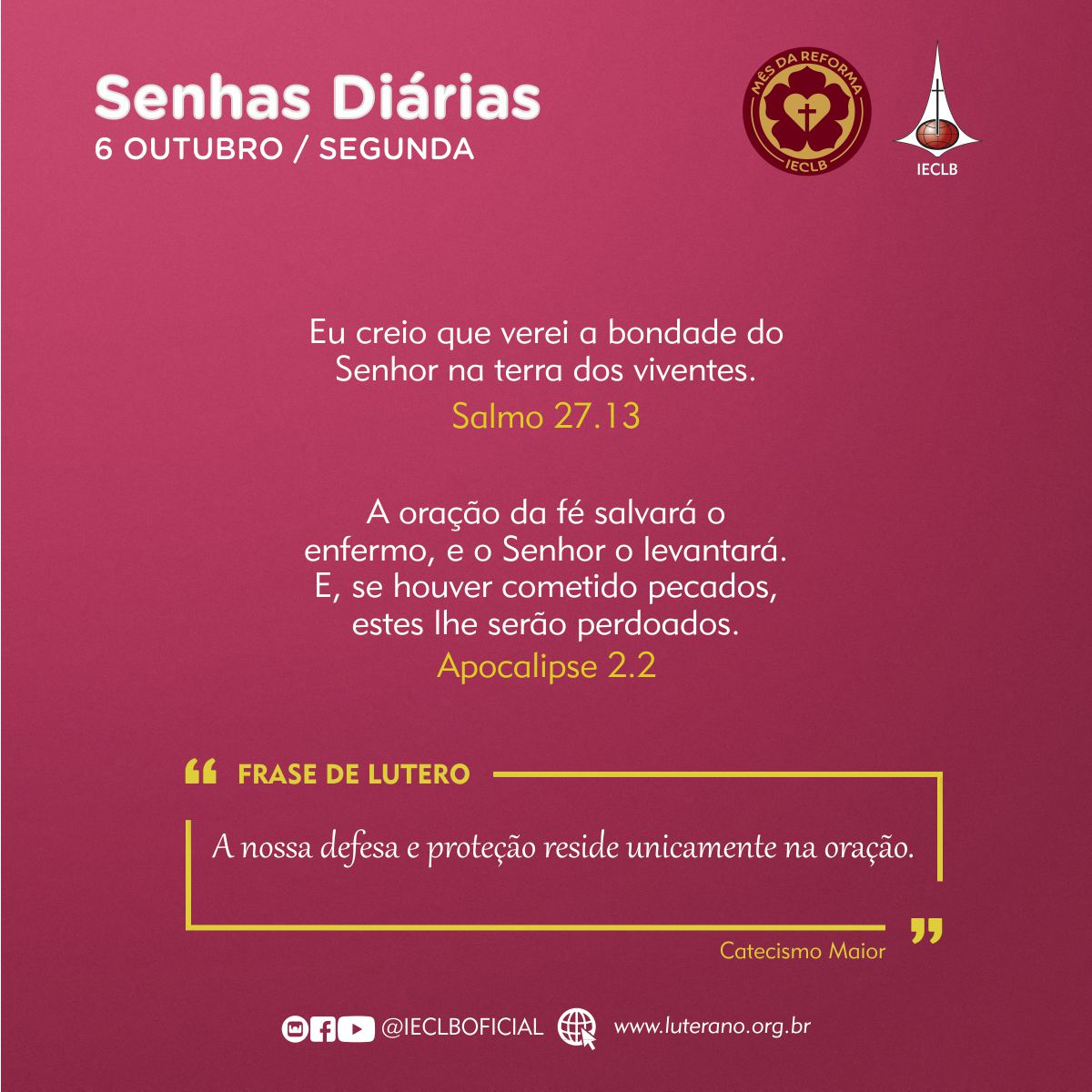 Senhas Diárias 06 10 2025