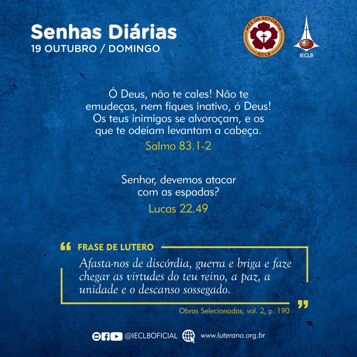 Senhas Diárias 19 10 2025