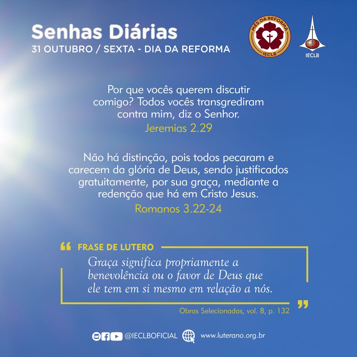 Senhas Diárias 31 10 2025