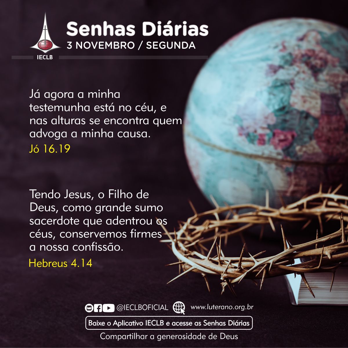 Senhas Diárias 03 11 2025