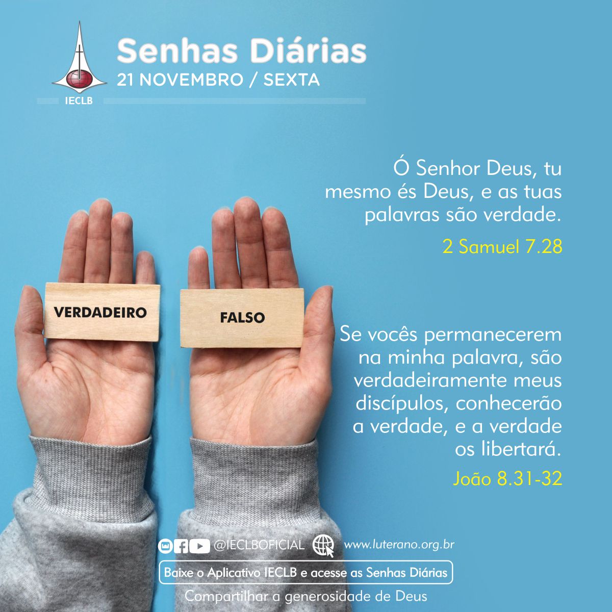 Senhas Diárias 21 11 2025