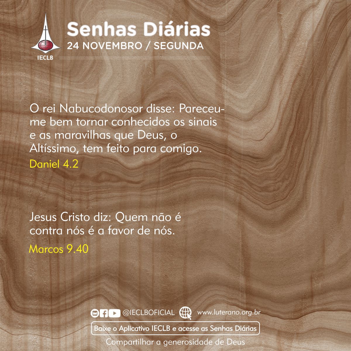 Senhas Diárias 24 11 2025