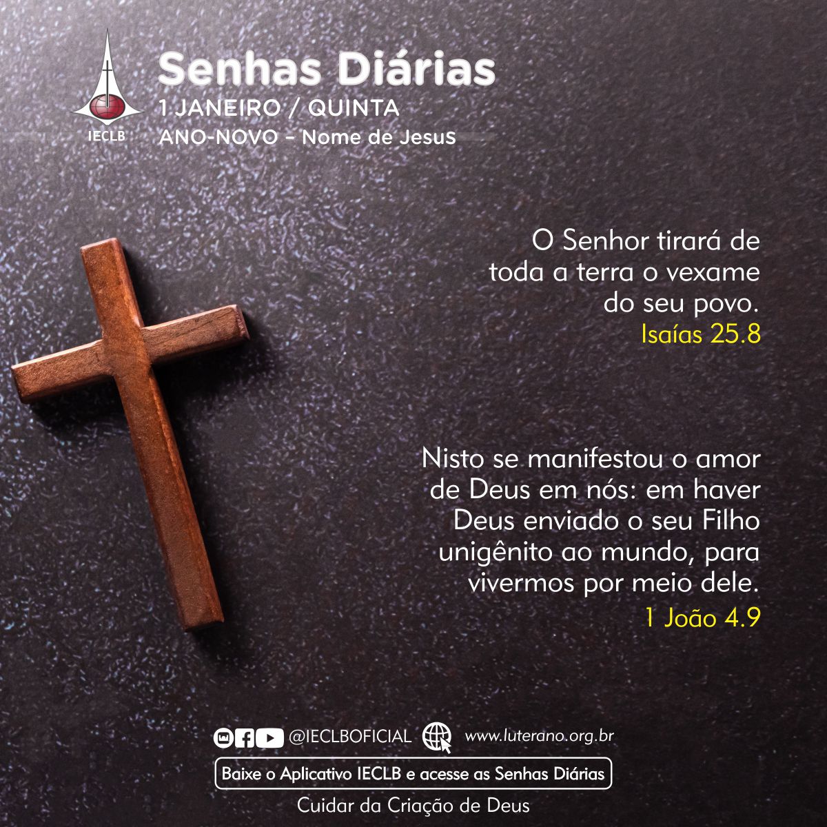 Senhas Diárias 01 01 2026