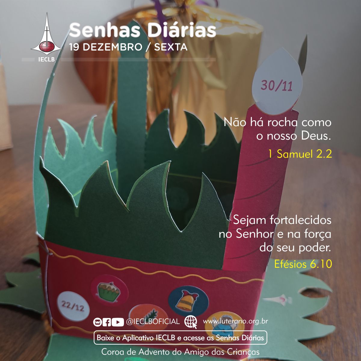 Senhas Diárias 19 12 2025