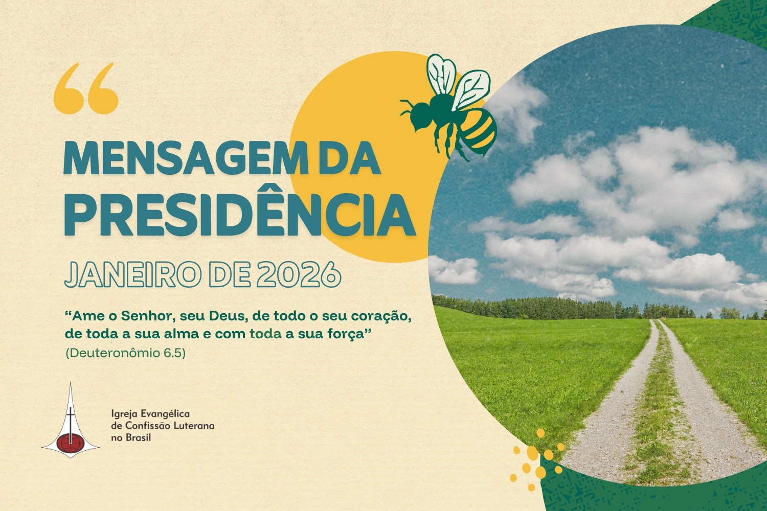 Mensagem da Presidência da IECLB - janeiro 2026