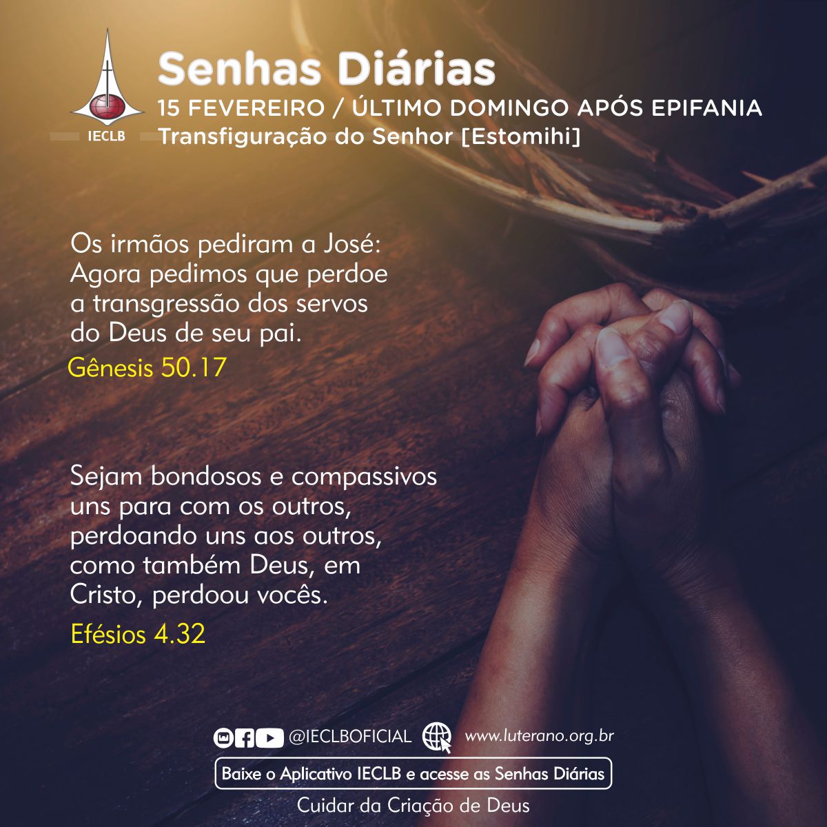 Senhas Diárias 15 02 2026