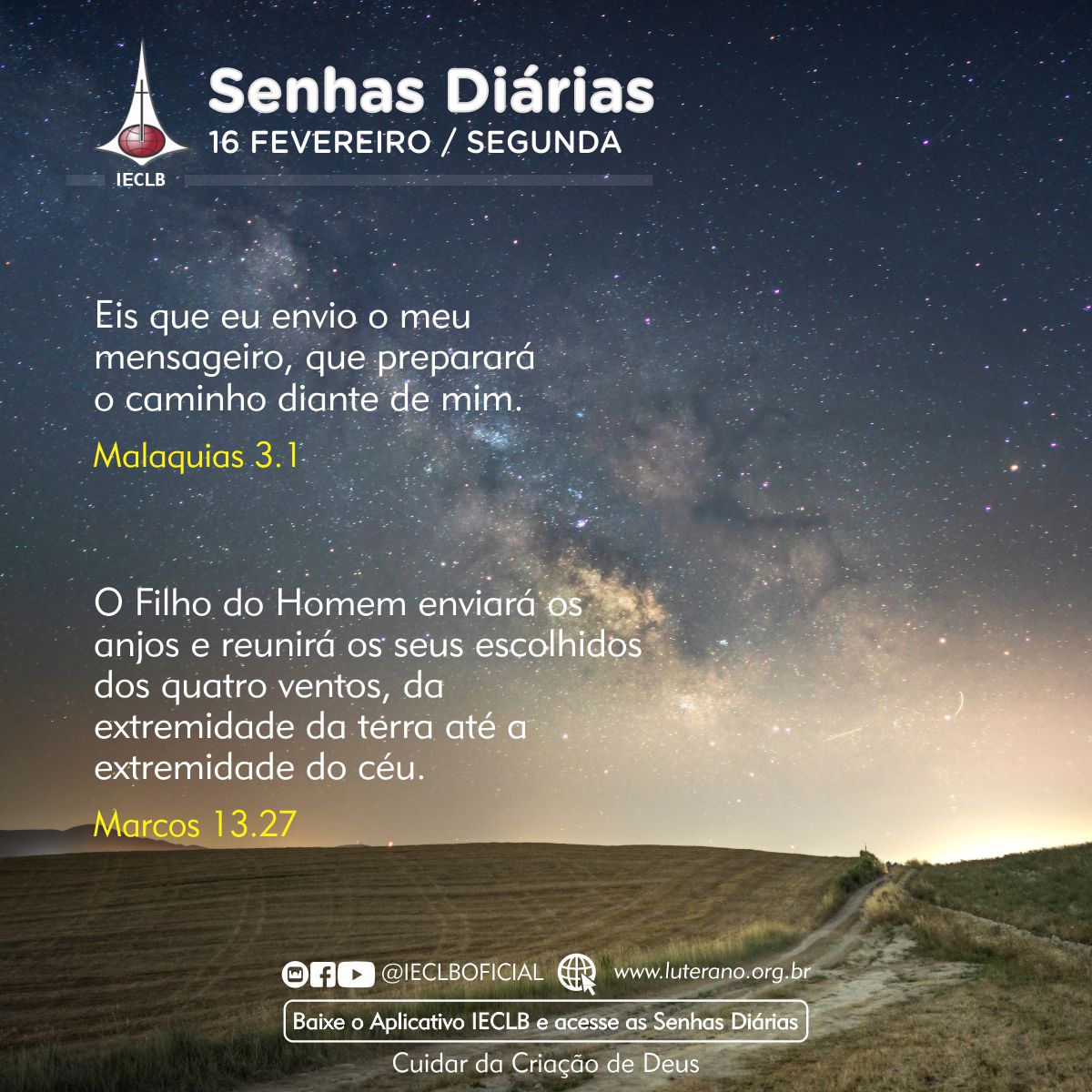 Senhas Diárias 16 02 2026