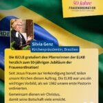 Saudação Pastora Sílvia - 50 anos de ordenação de mulheres na Baviera