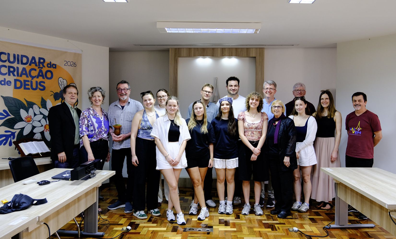 Visita estudantes de Teologia da Alemanha