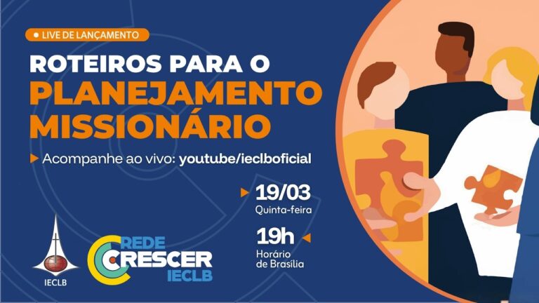 Live lançamento Roteiros Planejamento Missionário